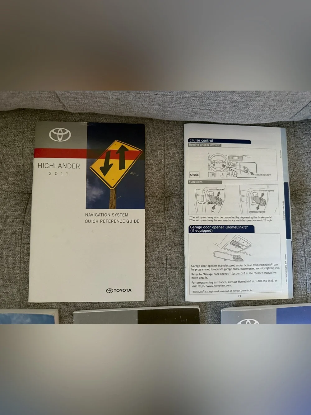 2011 Toyota Highlander Owner Manuals & Guides